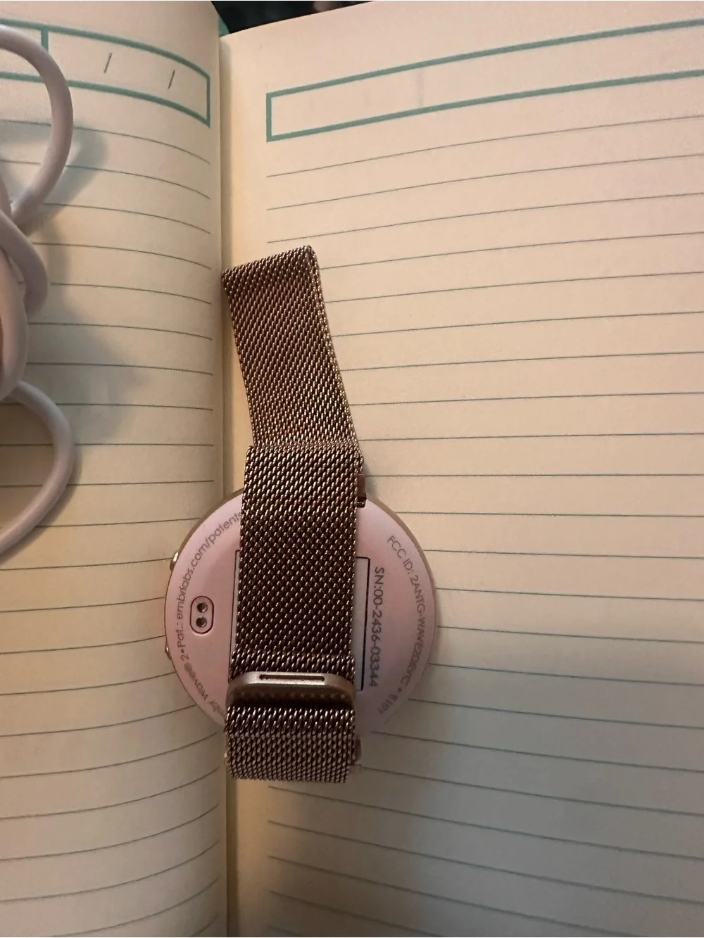 Wave 2 Thermoregulation Bracelet - Rose Gold